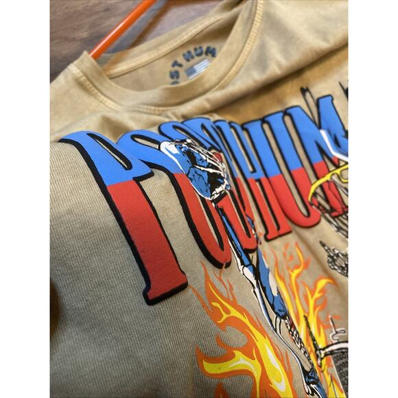 Post Human Oversized BaggyShort Sleeve Men’s Street Wear T Shirt Size Medium *A3 - Picture 7 of 8